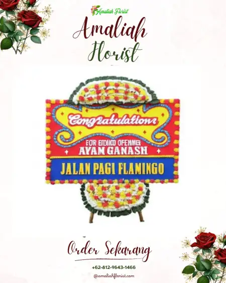 Sewa Papan Bunga Dongos